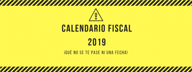 calendario fiscal 2019